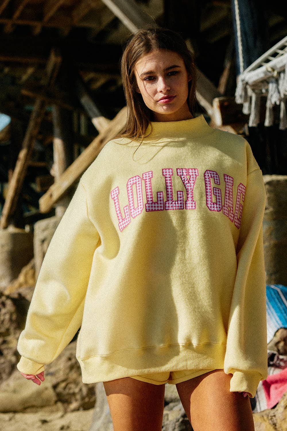 DILLYDALLY2 | Reversible Mockneck Sweatshirt