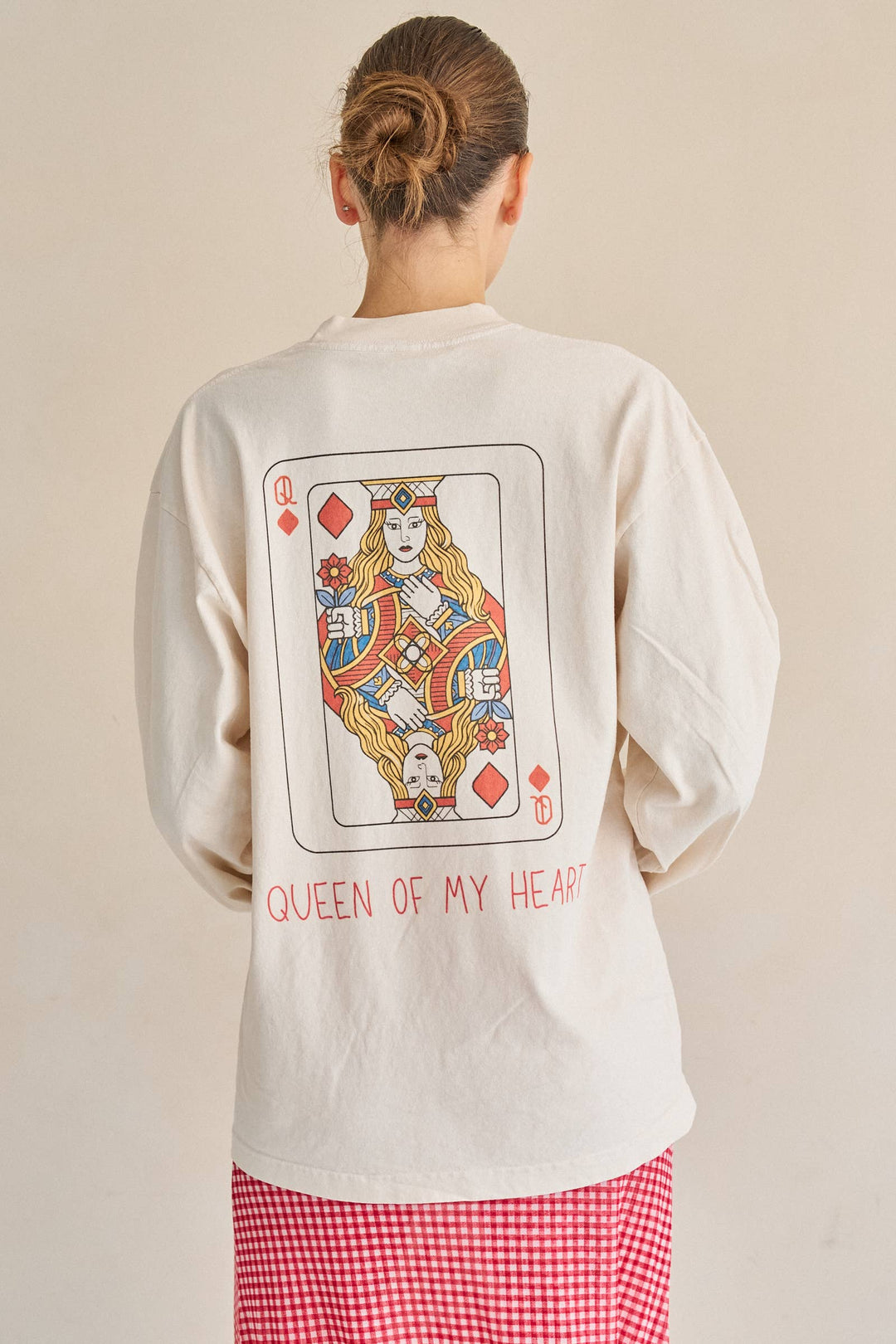QUEEN OF MY HEART LONG SLEEVE TEE