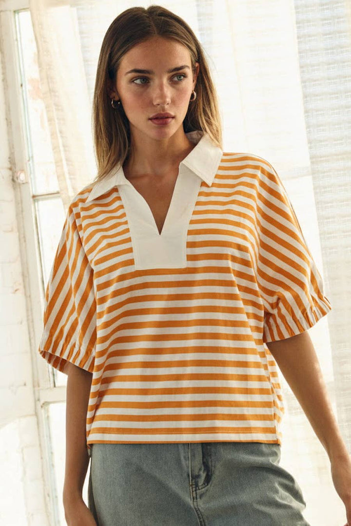 Striped Pullover Top