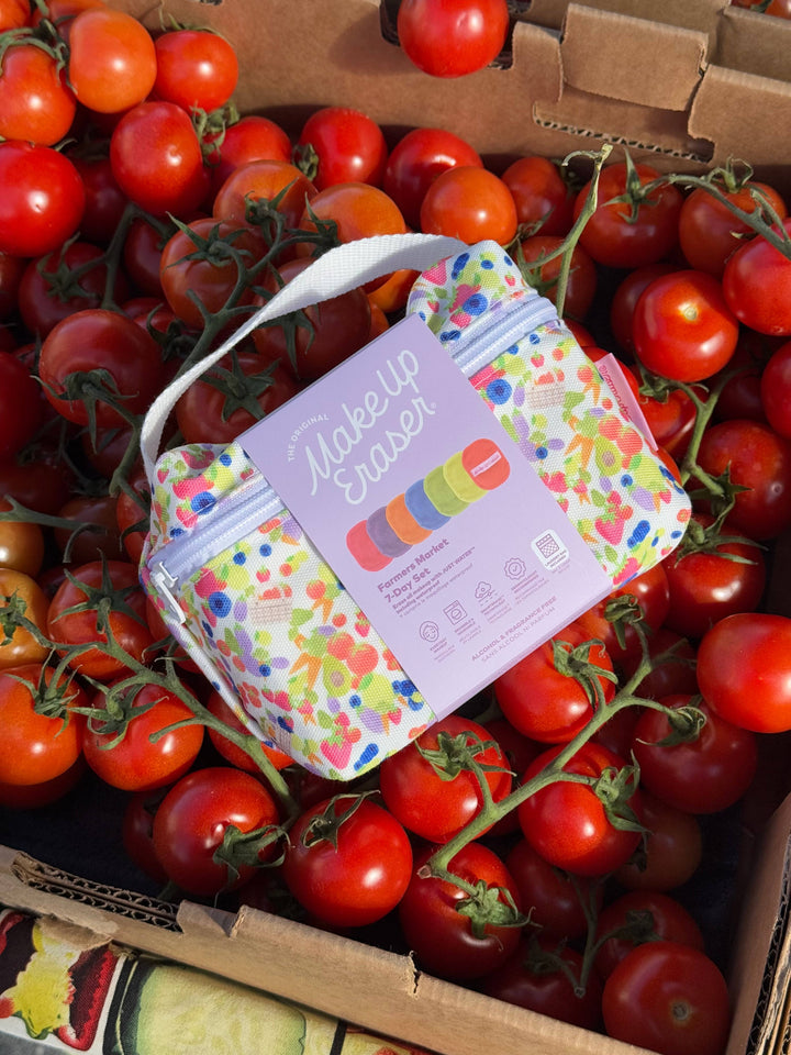 Farmer's Market 7-Day Set with Makeup Bag | Floral & Bright