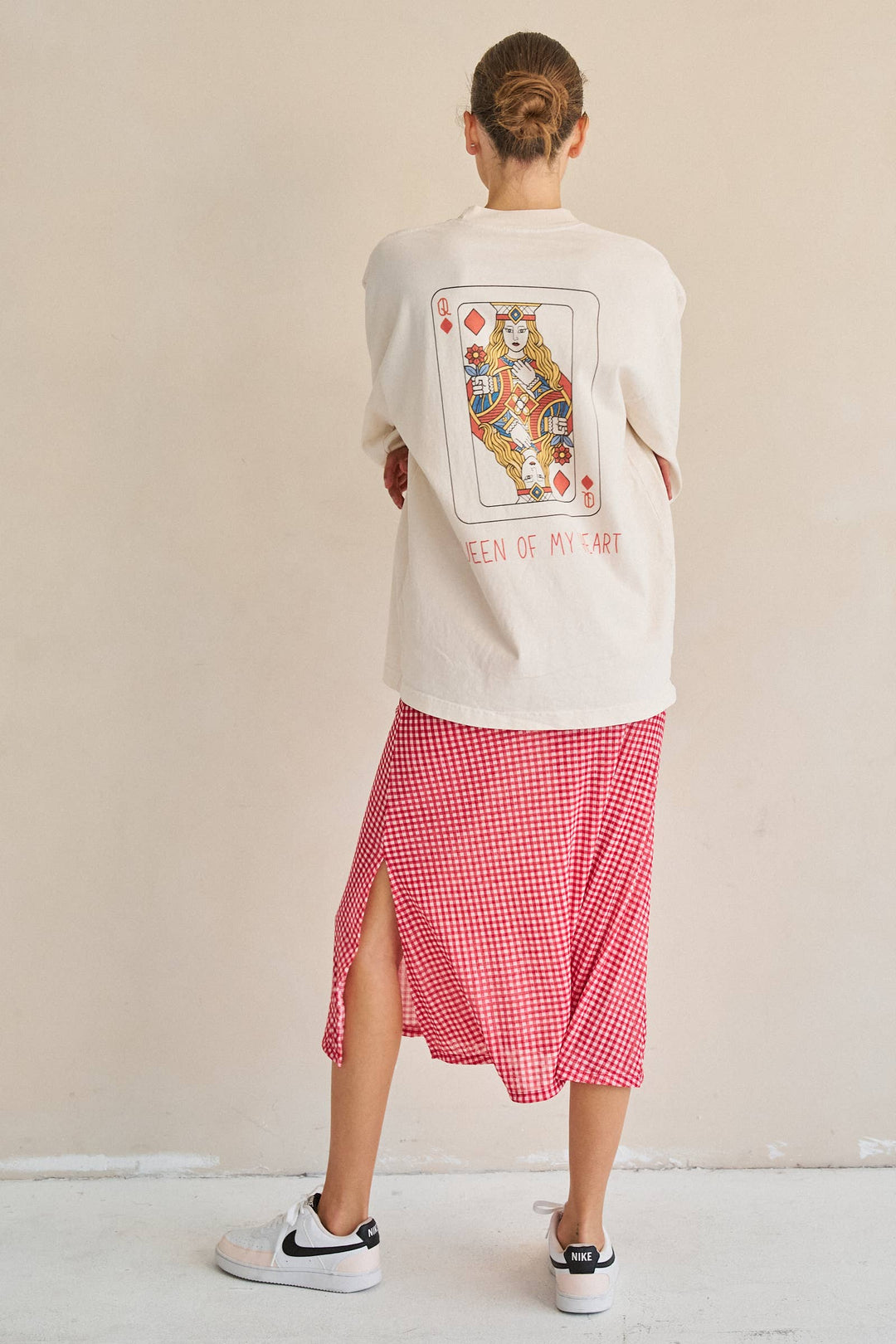 QUEEN OF MY HEART LONG SLEEVE TEE