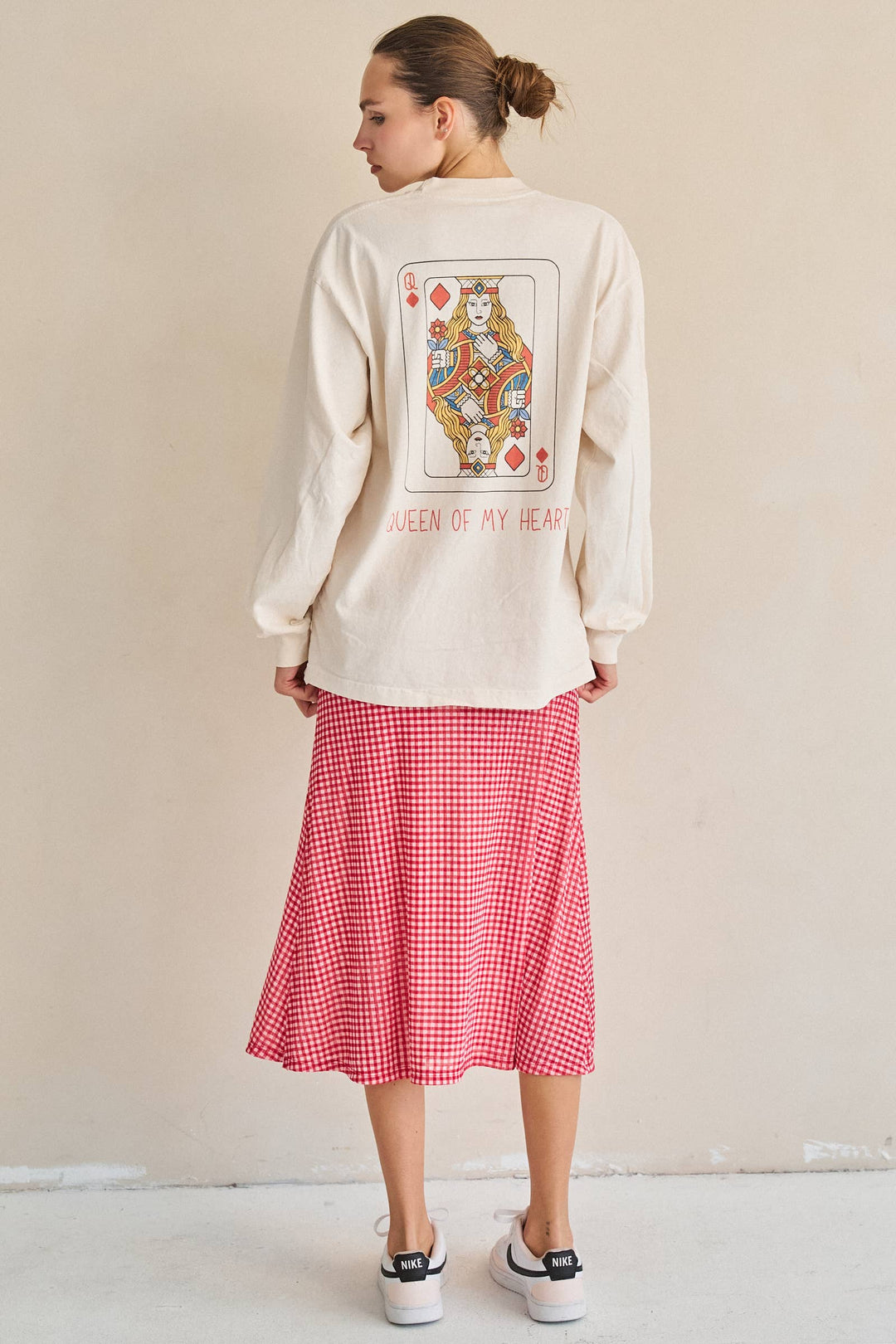 QUEEN OF MY HEART LONG SLEEVE TEE